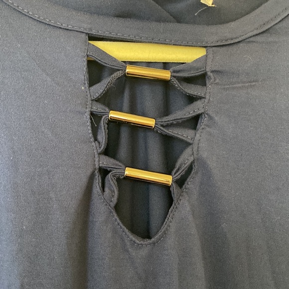 NWT New York Laundry Navy Top - Picture 5 of 7